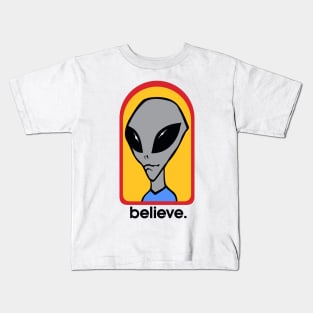 Do you believe in Aliens? Kids T-Shirt